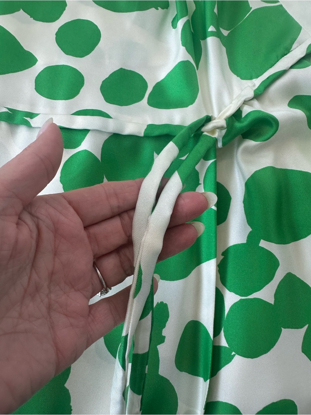 Vintage Barneys New York Abstract Print Silk Dress - Picture 8 of 11